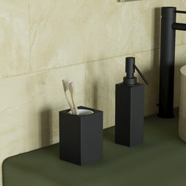 Cosmic Metric Dozator sapun freestanding negru mat