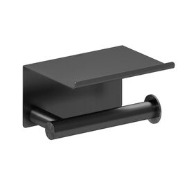 Cosmic Architect S+ Suport hartie igienica 1 cu capac negru mat