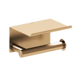 Cosmic Architect S+ Suport hartie igienica 1 cu capac auriu periat 