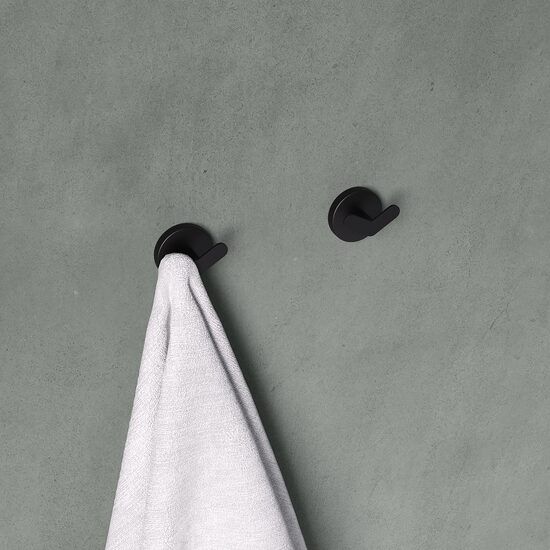 Cosmic Start Cuier baie 2 agatatori negru mat 