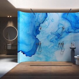 Tecnografica tapet baie Bluedot