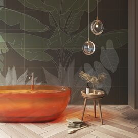 Tecnografica tapet baie Massimo Iosa Ghini Digital Jungle