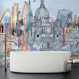 WallPepper tapet baie Saintpaul skyscrapers