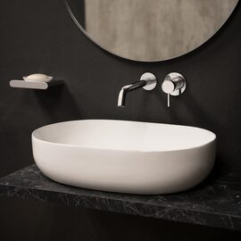 Ramon Soler Odisea baterie lavoar incastrata perete pipa 19 cm crom 