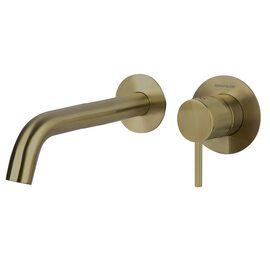 Ramon Soler Odisea baterie lavoar incastrata perete pipa 24 cm auriu periat 