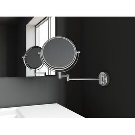 Cosmic Essentials Oglinda cosmetica perete brat extensibil inox lucios 