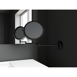 Cosmic Essentials Oglinda cosmetica perete brat extensibil negru mat