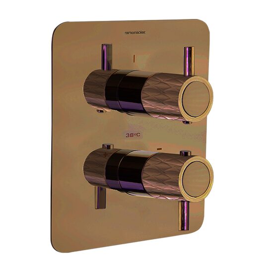 Ramon Soler Odisea Joya baterie dus incastrata termostatata 1 cale cupru periat 