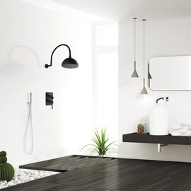 Ramon Soler Drako baterie lavoar incastrata pipa 24 cm crom 