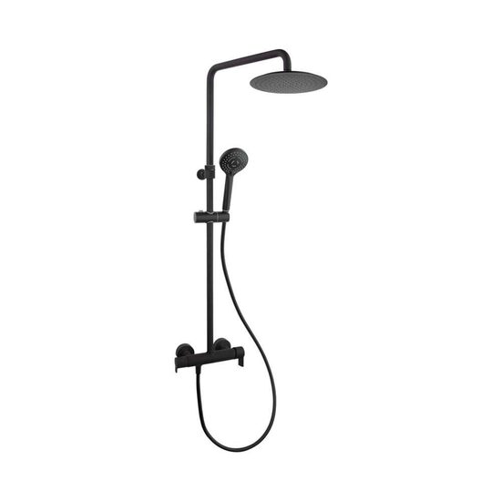 Ramon Soler Blautherm coloana dus telescopica palarie 300 mm negru mat