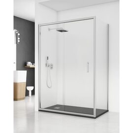 Doccia Abu Dabi cabina de dus frontala crom sticla transparenta 