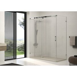 Doccia Acapulco cabina de dus frontala crom sticla transparenta 