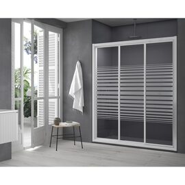 Doccia Adelaida cabina de dus frontala crom sticla 