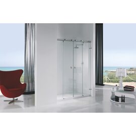 Doccia Ankara cabina de dus frontala crom sticla transparenta 
