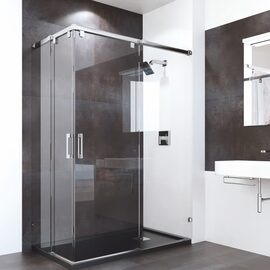 Doccia Bahia cabina de dus frontala crom sticla transparenta 