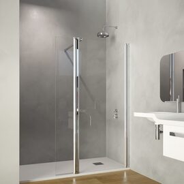 Doccia Chicago cabina de dus frontala crom sticla transparenta 