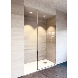 Doccia Curazao cabina de dus frontala crom sticla transparenta