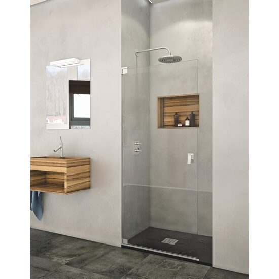 Doccia Yakarta cabina dus cu 1 usa fara cadru culoare crom