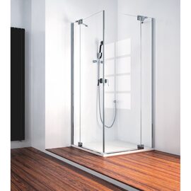 Doccia Brunei cabina de dus de colt culoare crom