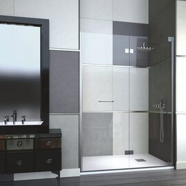 Doccia Frankfurt cabina de dus frontala crom sticla transparenta 