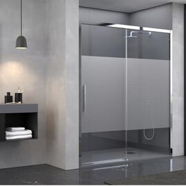 Doccia Mexico cabina de dus frontala crom sticla transparenta 