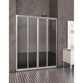 Doccia Milan cabina de dus frontala crom sticla transparenta 