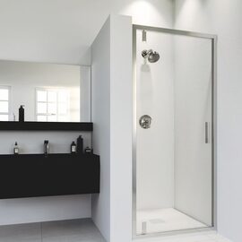 Doccia Palmira cabina de dus frontala crom sticla transparenta 