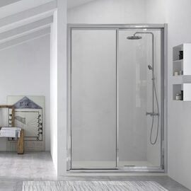 Doccia Tasmania cabina de dus frontala crom sticla transparenta