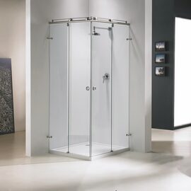 Doccia Toronto cabina de dus de colt culoare crom 