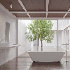 Hidrobox Alfa Essential cada freestanding personalizabila 