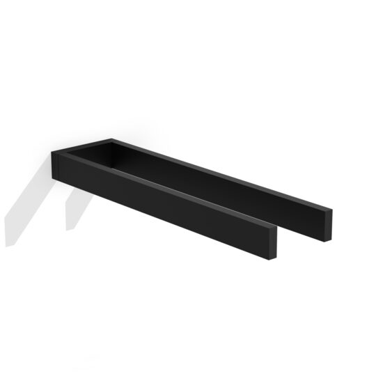 Decor Walther Contract Suport prosop dublu negru mat 