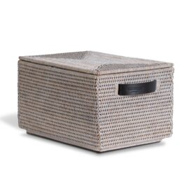 Decor Walther Basket Cutie universala cu capac ratan 