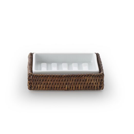 Decor Walther Basket Savoniera baie freestanding ratan lucios
