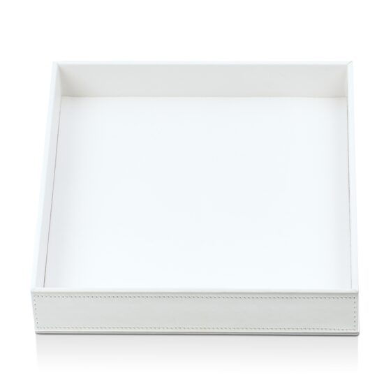 Decor Walther Brownie Tava universala 29 cm piele artificiala freestanding alb 