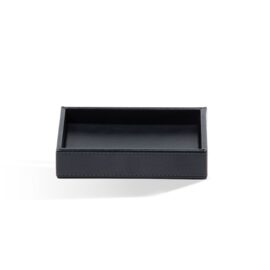 Decor Walther Brownie Tava universala 13 cm piele artificiala freestanding negru mat 