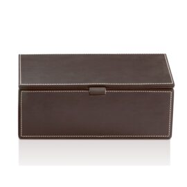 Decor Walther Brownie Cutie universala cu capac piele artificiala freestanding maro