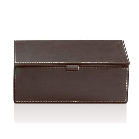 Decor Walther Brownie Cutie universala cu capac piele artificiala freestanding maro