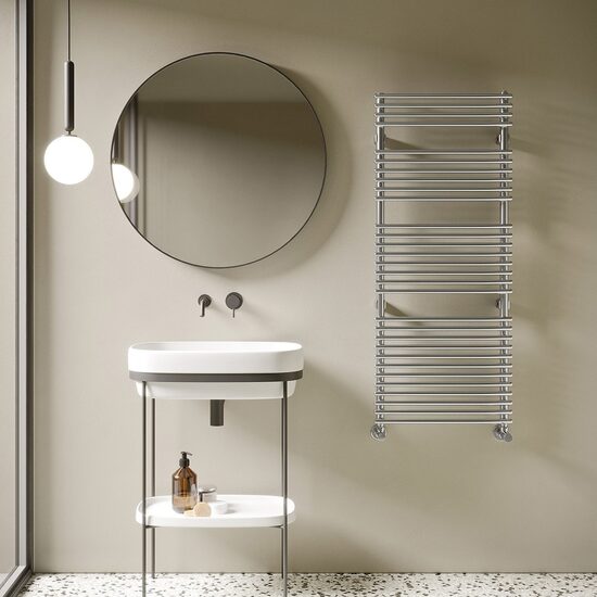 Calorifer portprosop vertical Flauto Cromat