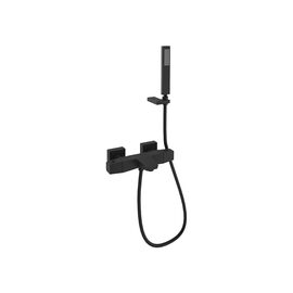 Ramon Soler Prisma Baterie cada termostatata cu accesorii negru mat 