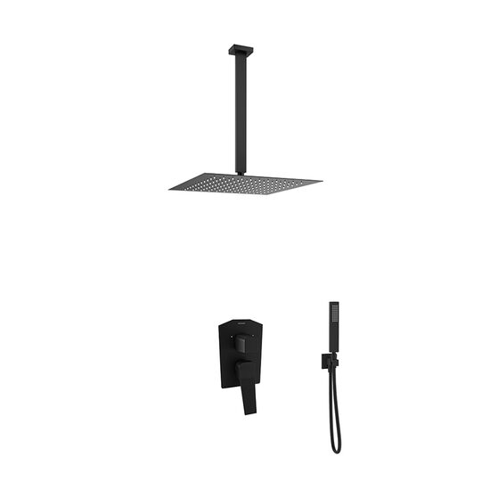 Ramon Soler Prisma Kit dus incastrat 2 cai negru mat