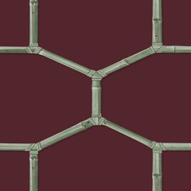 Devon & Devon tapet baie Bamboo Red