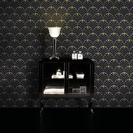 Devon & Devon tapet baie Broadway Black