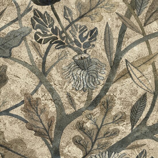 Devon & Devon tapet baie Cardoon 2 Gold Leaf 