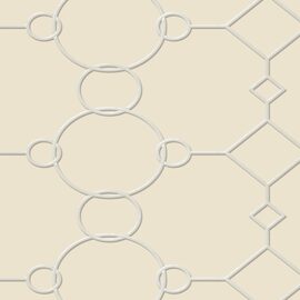 Devon & Devon tapet baie Chain Ivory 