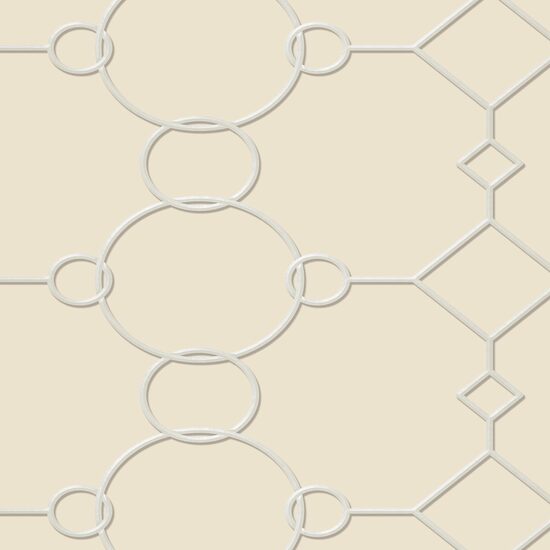 Devon & Devon tapet baie Chain Ivory 