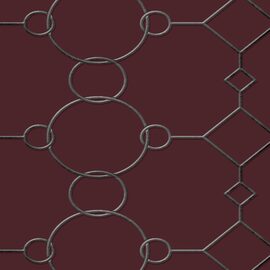 Devon & Devon tapet baie Chain Red