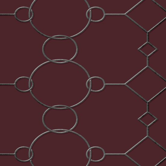 Devon & Devon tapet baie Chain Red