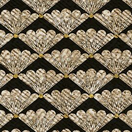 Devon & Devon tapet baie Empire Black&White Antique Gold