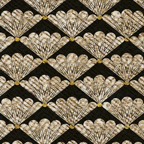 Devon & Devon tapet baie Empire Black&White Antique Gold