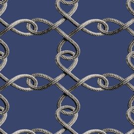Devon & Devon tapet baie Knot Blue